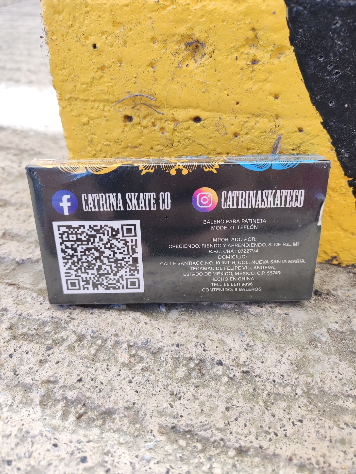 Baleros para Patineta Catrina Negro Abec 9