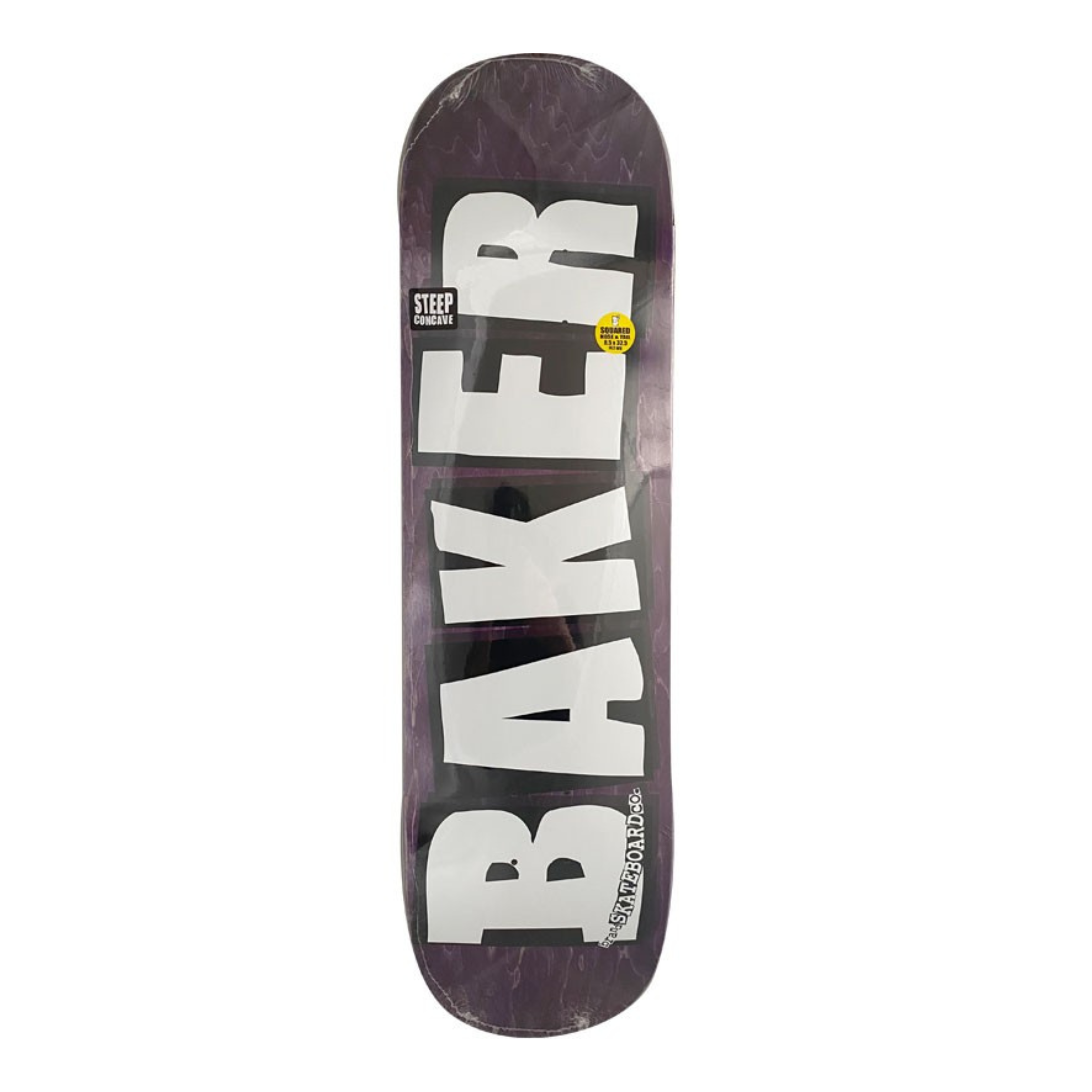 BAKER Skateboard Deck LOGO NOIR/BLANC 8,0' NEUF SOUS BLISTER