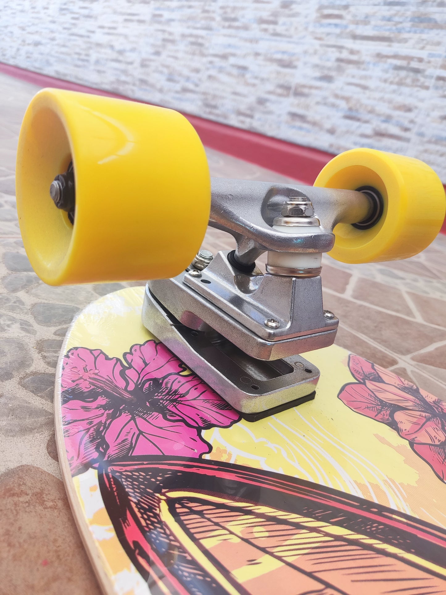 Skateboard Surf Catrina, medida 31', truck P7, modelo Hawai