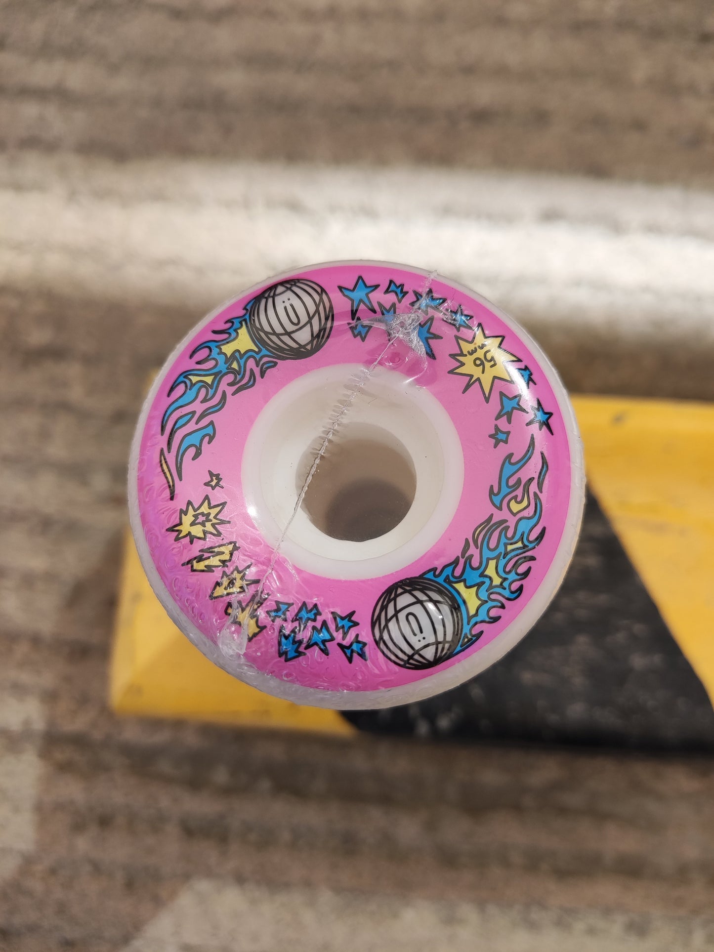 Llantas de skate Taco Space World Rosa 58mm