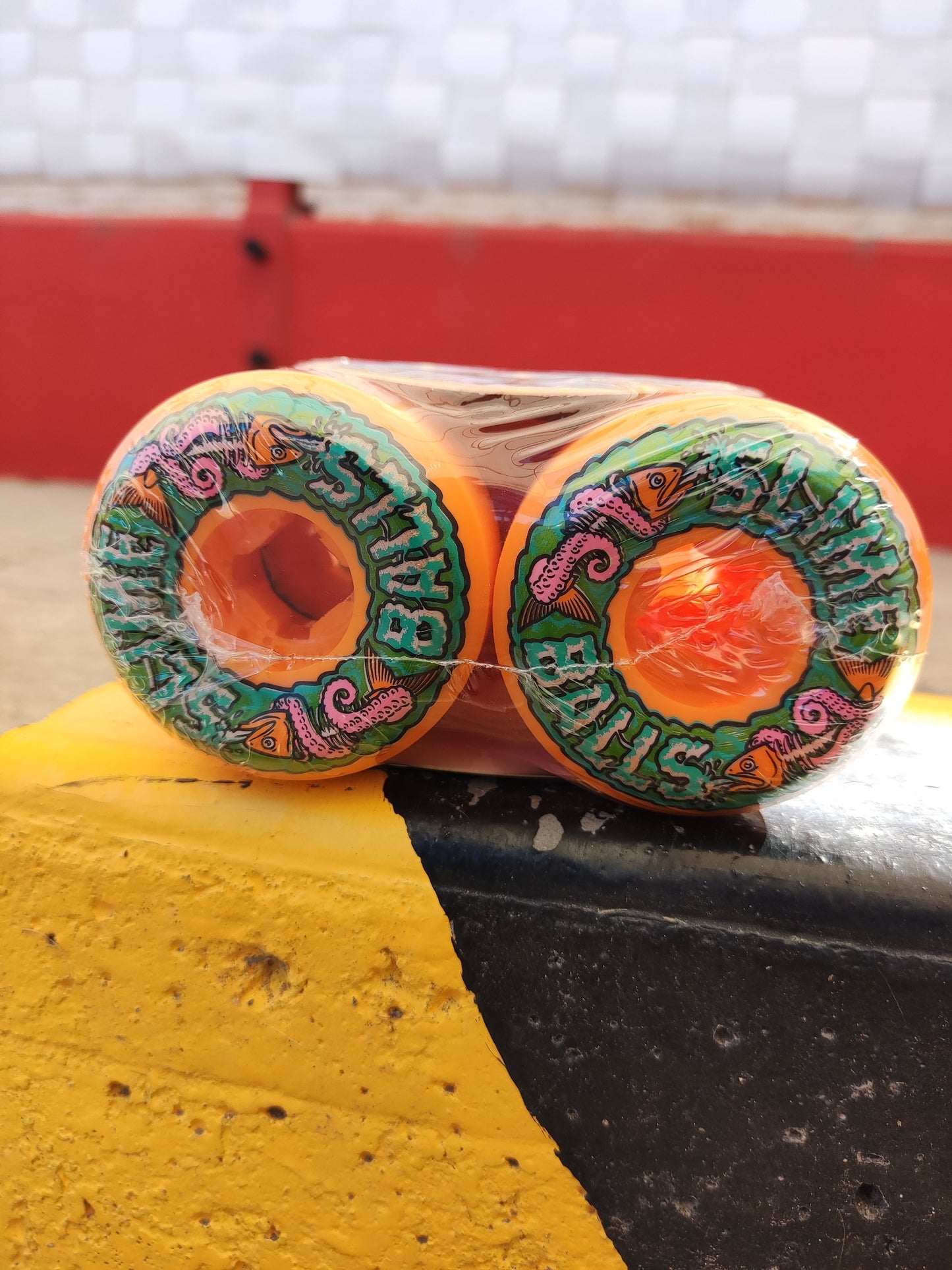 Llantas Slime Balls 99a Fish Balls Speed Balls Naranja 56mm