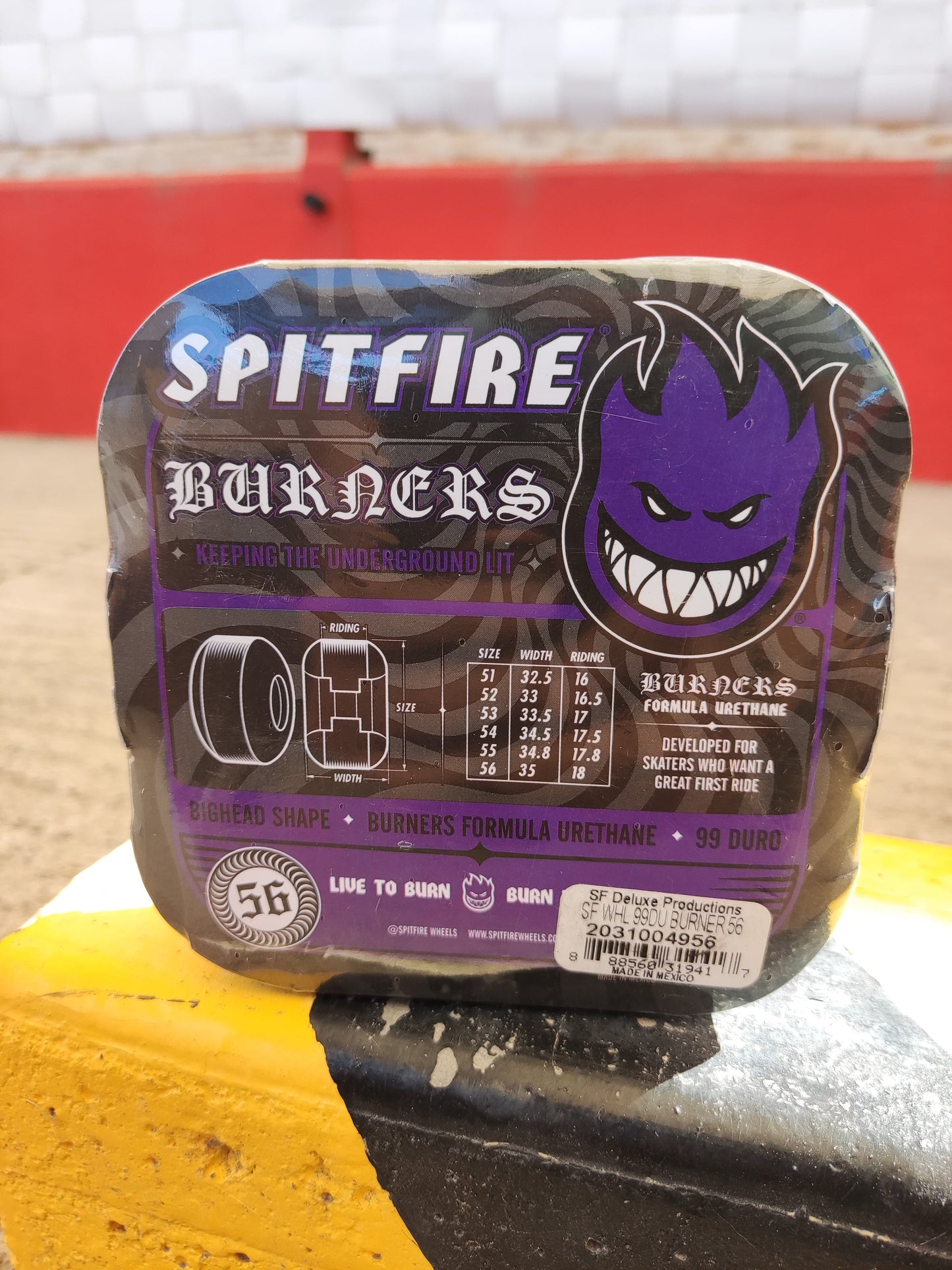 Llantas Spitfire Burner 99DU Morado 56mm