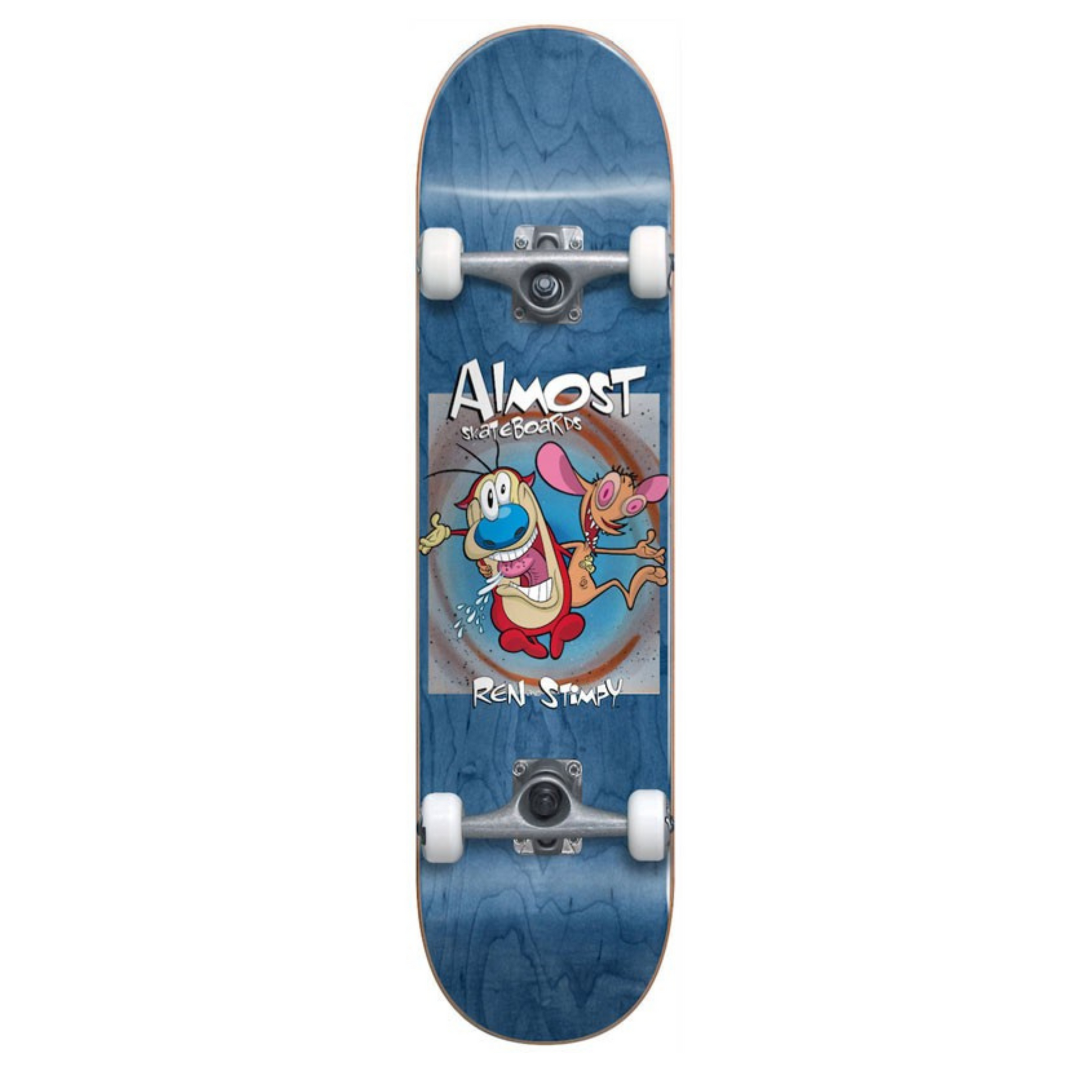 Patineta-Completa-Almost-Skateboards-Ren-&-Stimpy-Boxed-Premium-Multi-8.0”