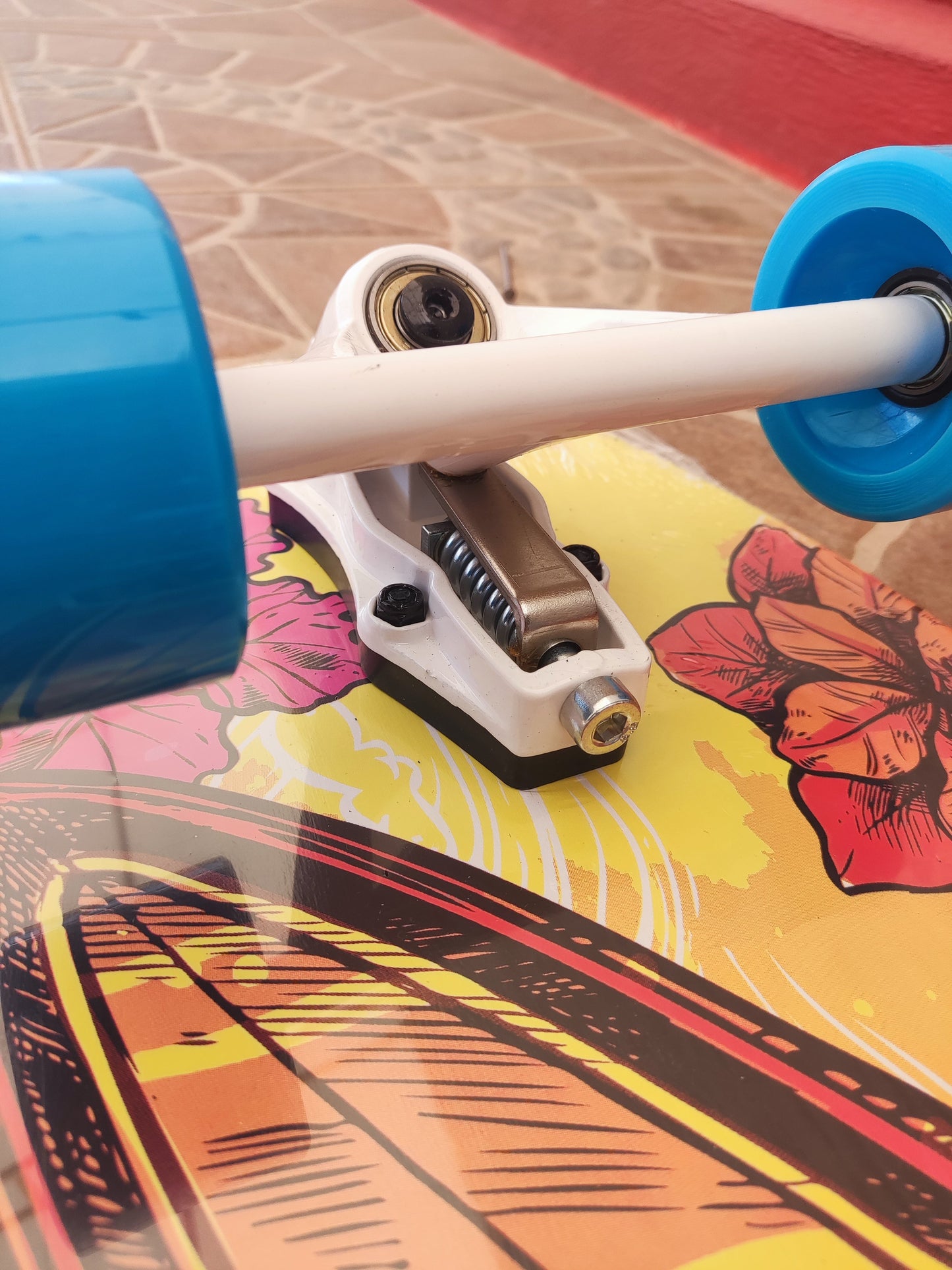 Skateboard Surf Catrina, medida 30', truck CX7, modelo Hawai