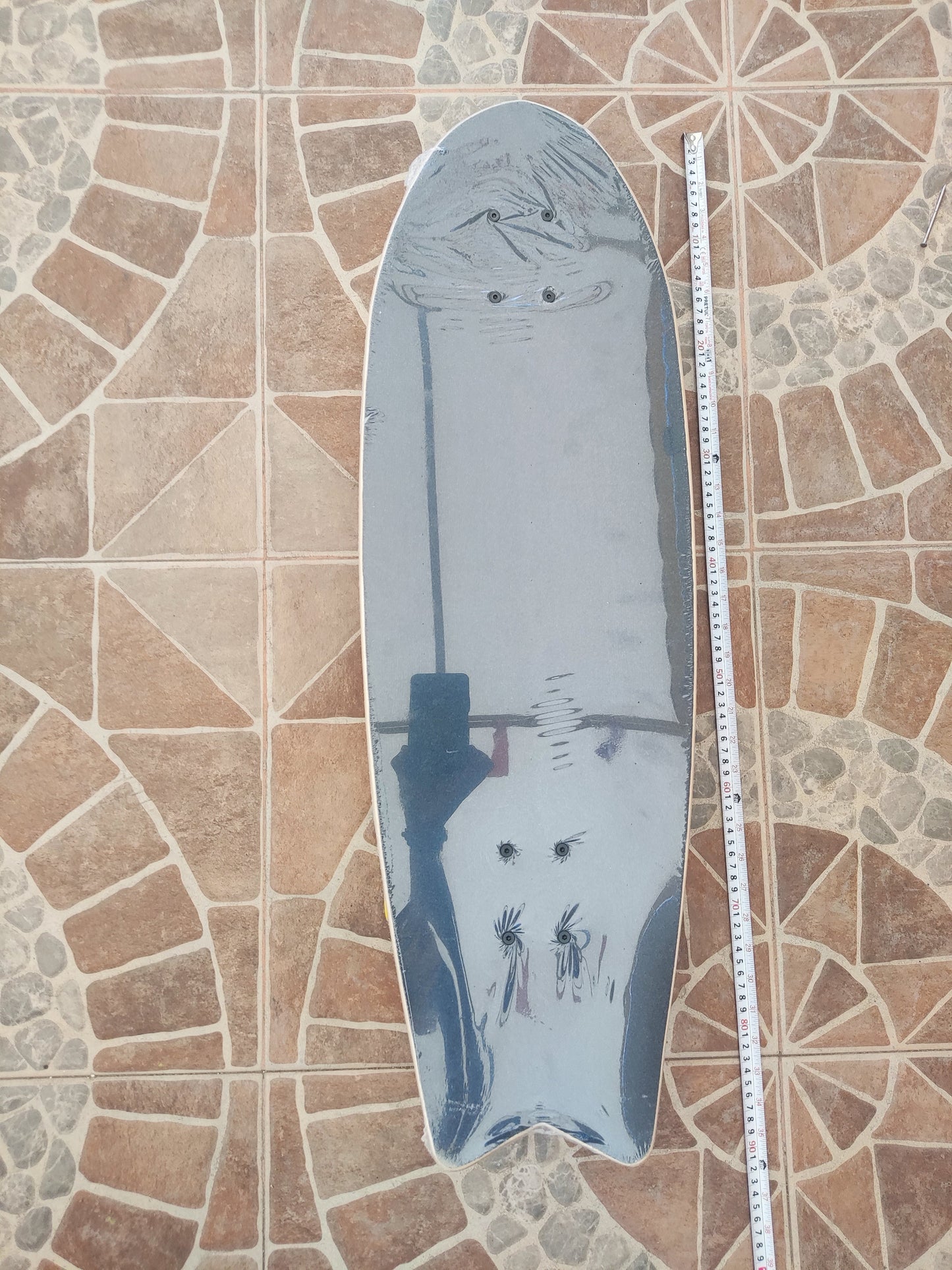 Skateboard Surf Catrina, medida 31', truck P7, modelo Hawai