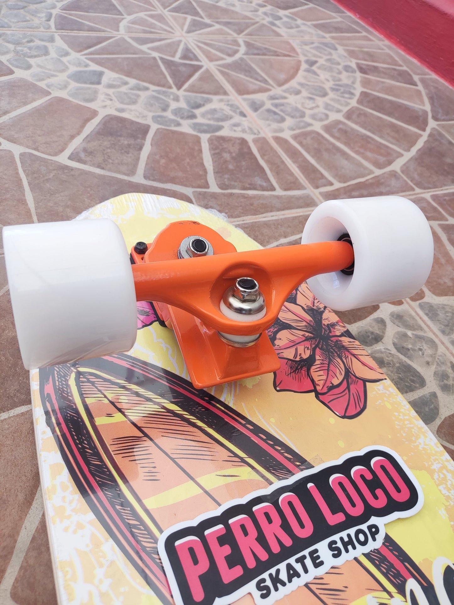 Skateboard Surf Catrina, medida 31', truck S7, modelo Hawai