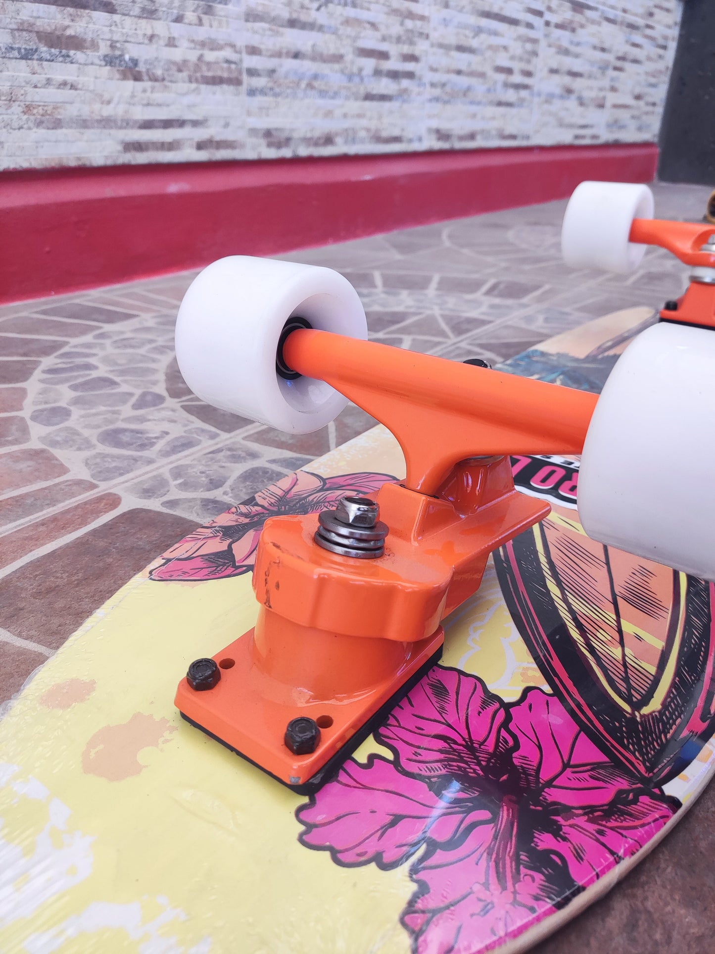 Skateboard Surf Catrina, medida 31', truck S7, modelo Hawai