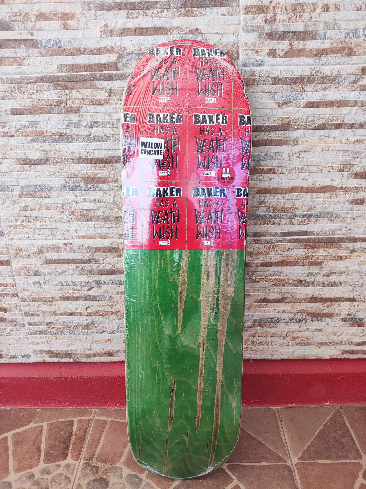 Tabla Baker Skateboards Baker Has A Deathwish 2 Green 8.25”