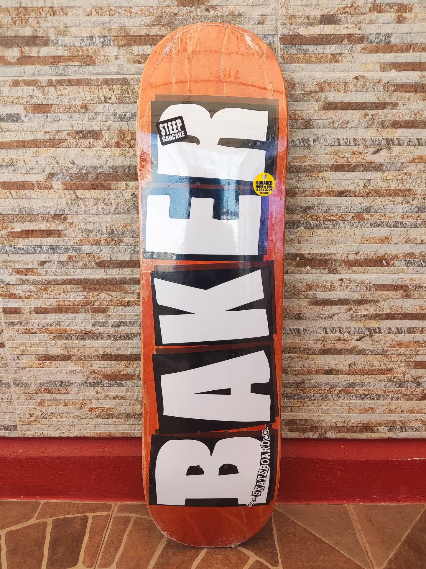 Tabla Baker Skateboards Brand Logo Veneers B2 Naranja 8.25”