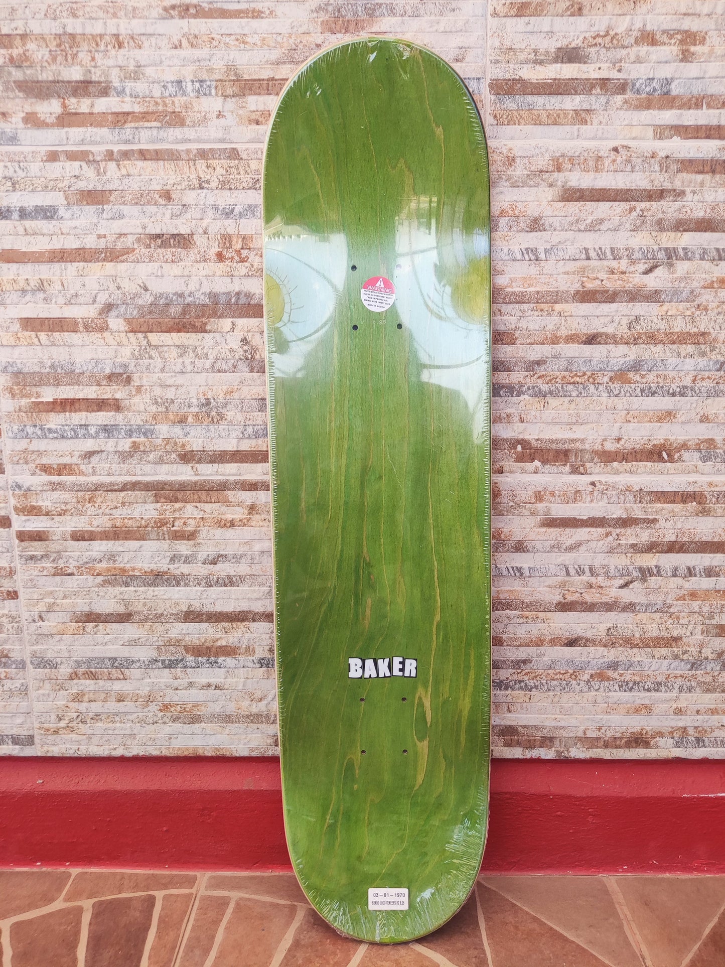 Tabla Baker Skateboards Brand Logo Veneers B2 Naranja 8.25”