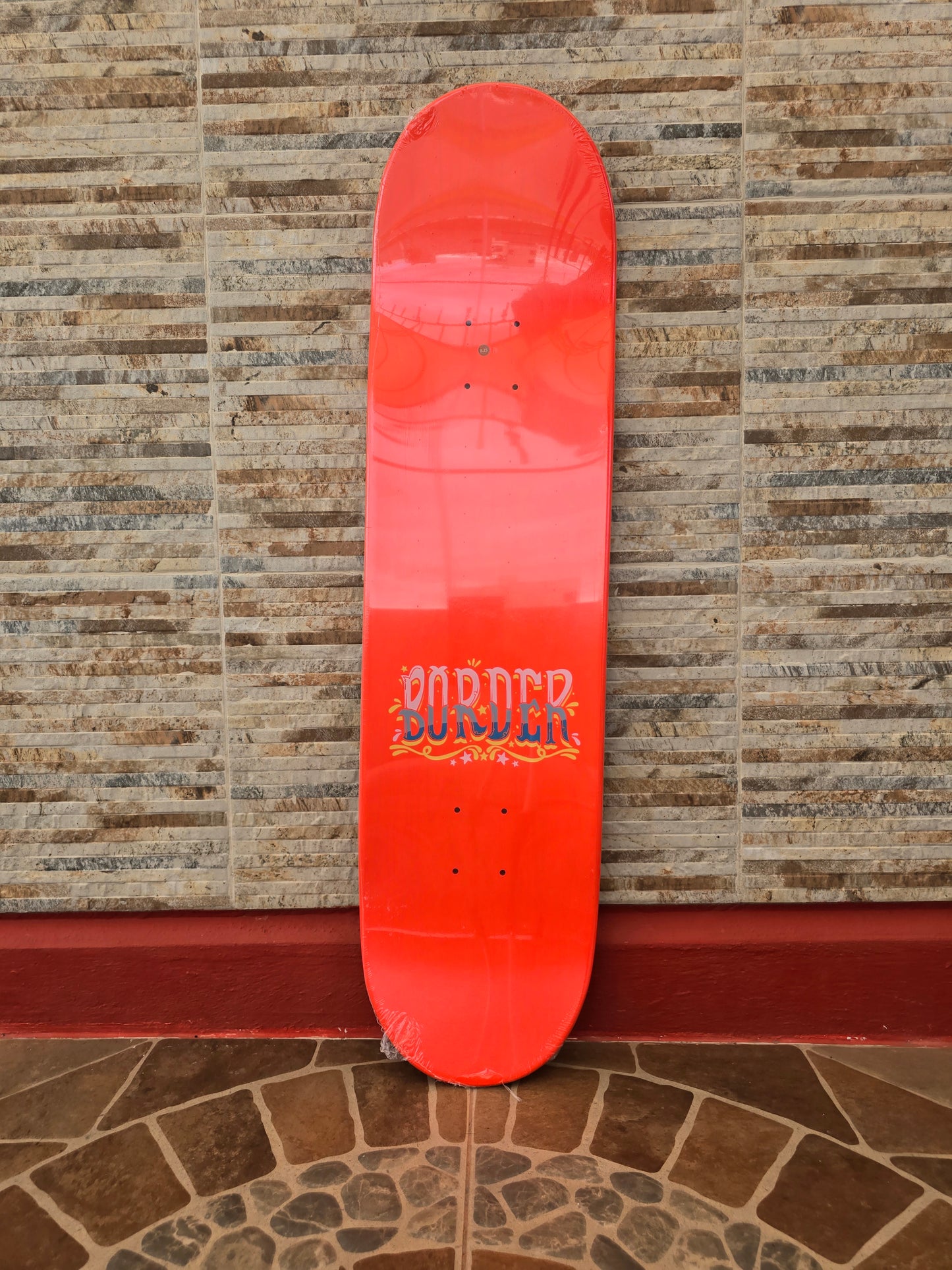 Tabla Skate Border Skateboards Big Monster Orange 8.25