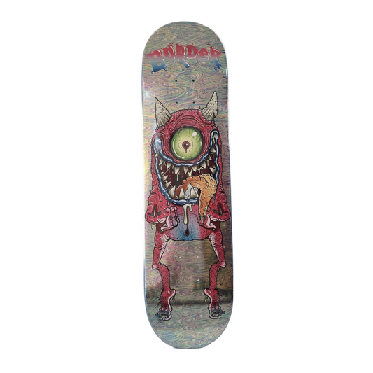 Tabla-Skate-Border-Skateboards-Eye-Monster-Silver-Foil-8.25