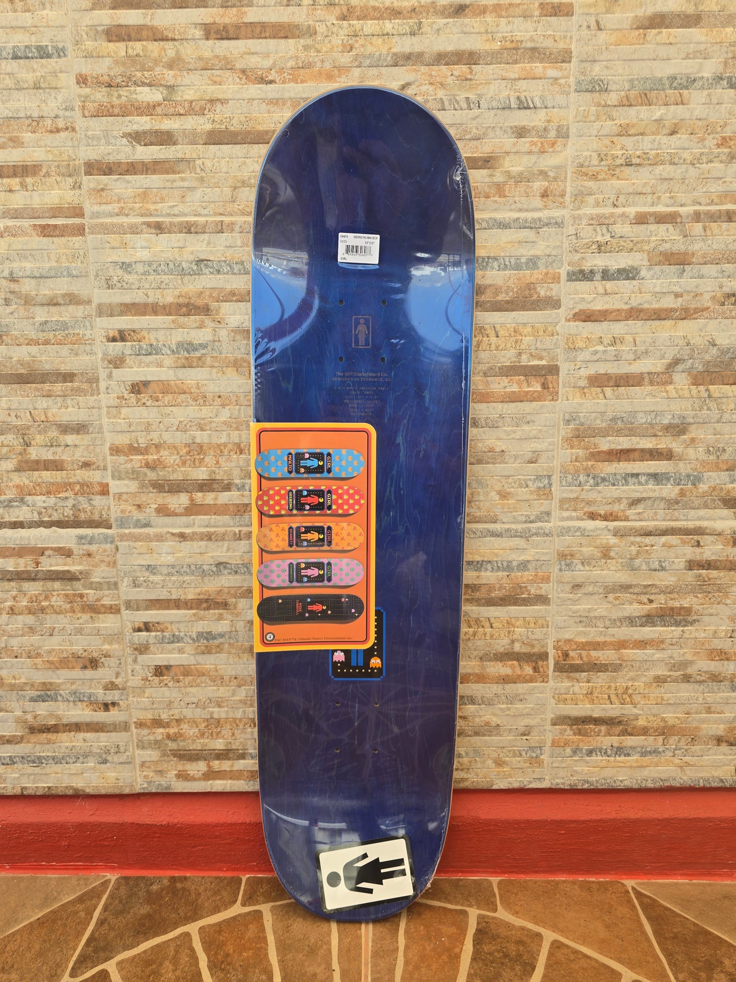 Tabla Skateboard Girl X Pac-Man Pro Model Geering 8.5