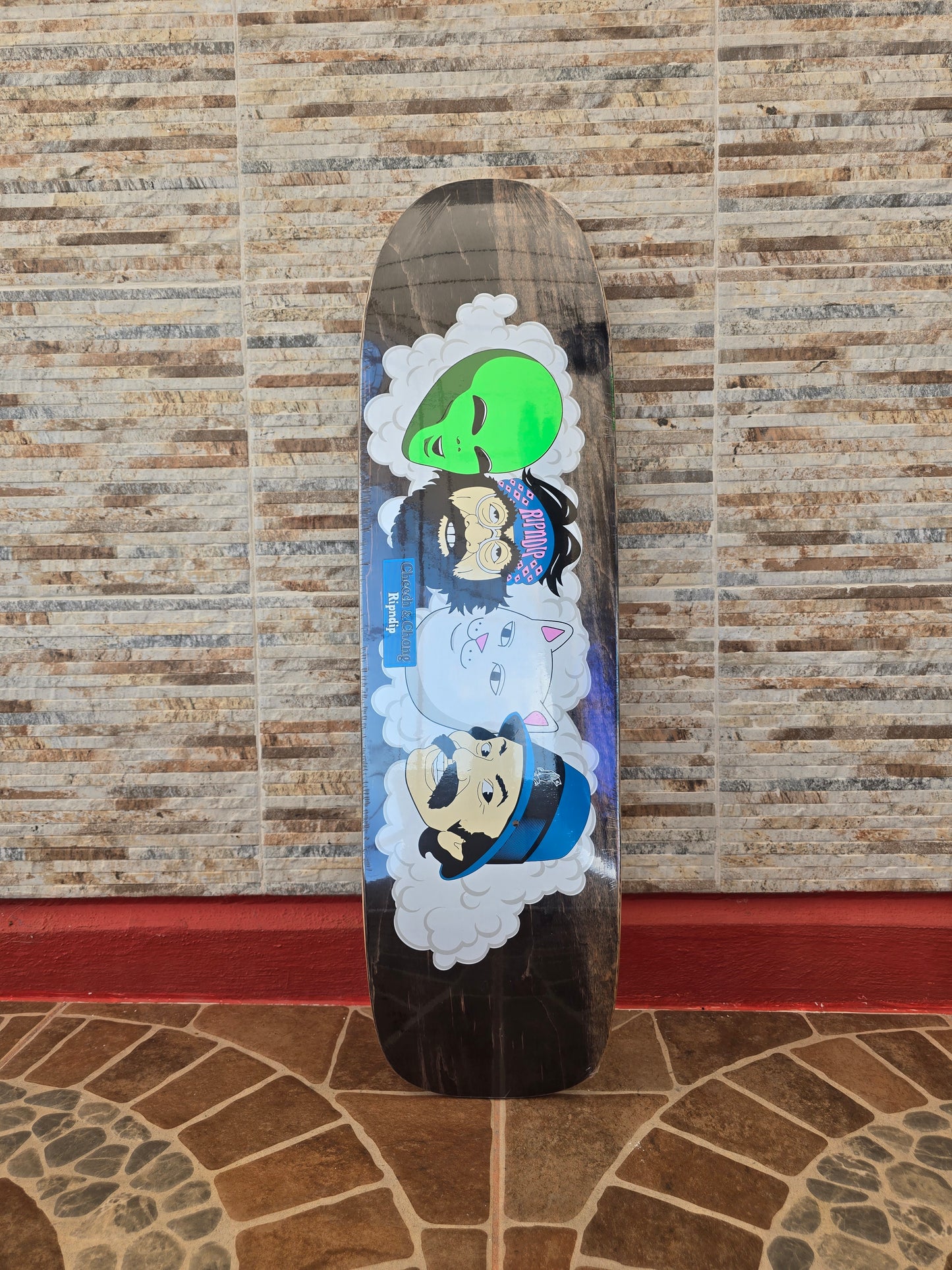 Tabla Skateboard Ripndip X Cheech & Chong Smoke One Cruiser 8.50