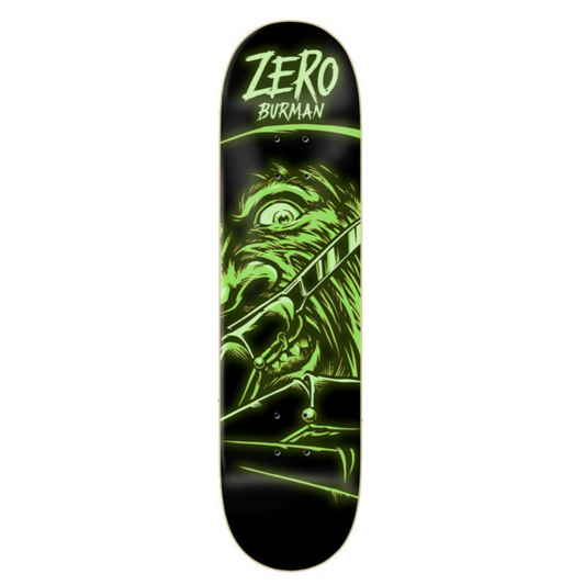 Tabla-Zero-Skateboards-Fright-Night-Burman-GITD-8.25"