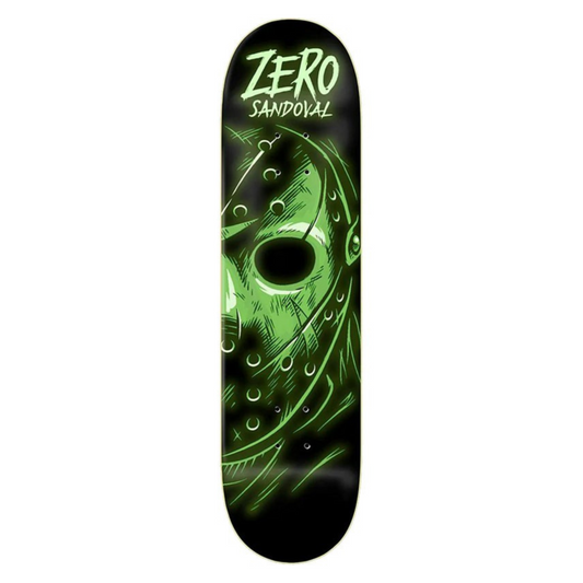 Tabla-Zero-Skateboards-Fright-Night-GITD-Sandoval-8.5”