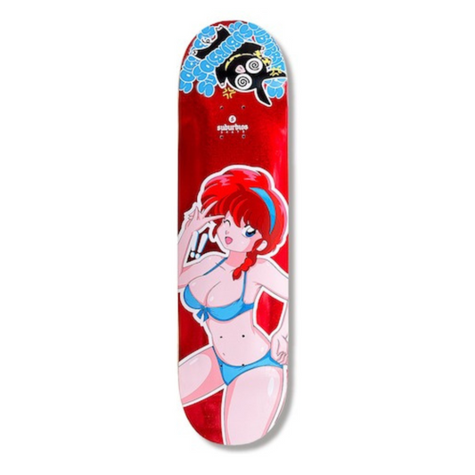 Tabla de Skate Suburbios Ranma Foil Rojo 8.25