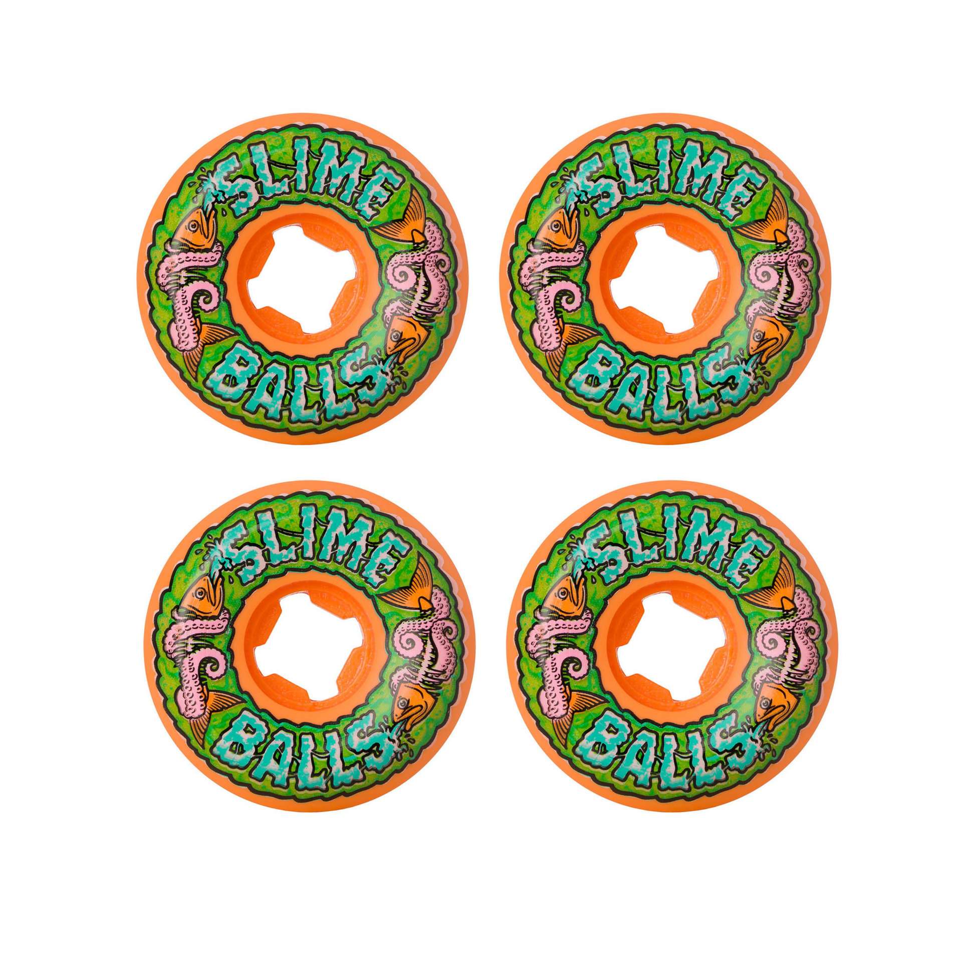 Llantas‒Slime‒Balls‒99a‒Fish‒Balls‒Speed‒Balls‒Naranja‒56mm