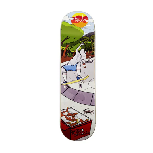 Tabla-de-Skate-Tricolor-Emilio-Fernández-x-El-Rotulista-Hybrid-Shape-8.125